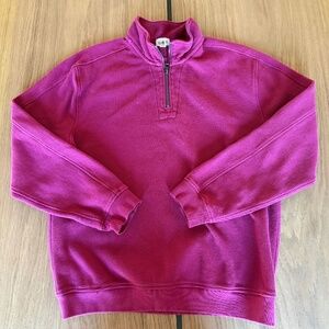 JCrew Men's Waffle Quarterzip, Size Large